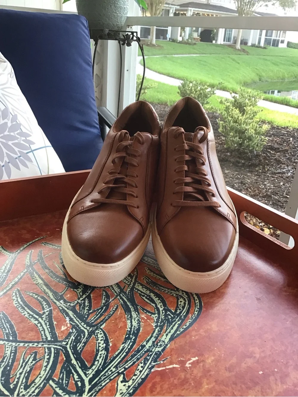 Cole Haan Grand Series Leather Low-Top Sneakers NWOT